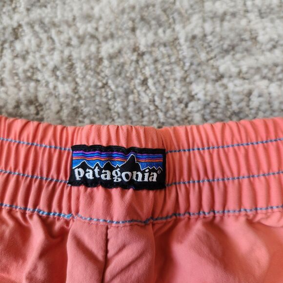 Patagonia boys boardshorts swim trunks blue purple coral size 5T - Picture 10 of 10